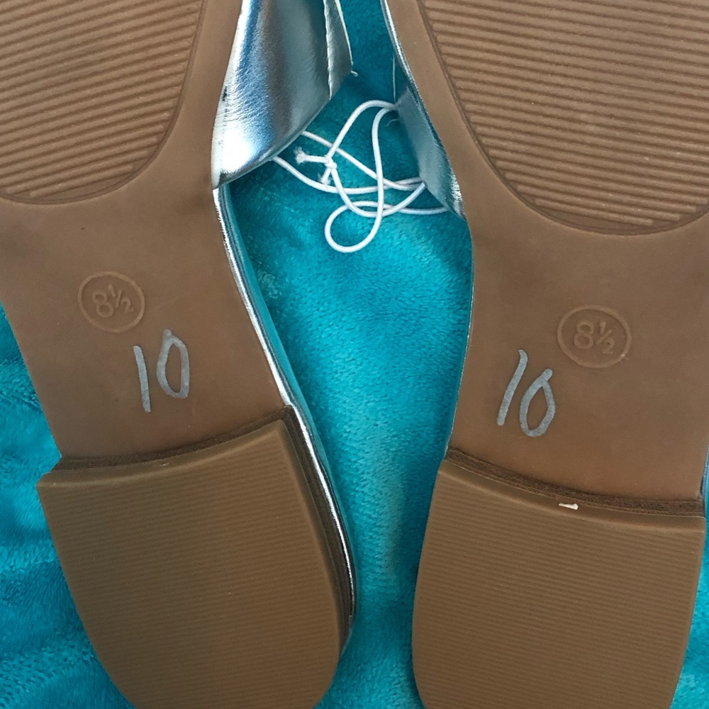 NEW silver mules! - Picture 6 of 7